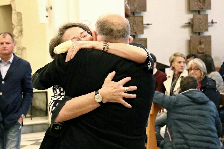 Commozione alla cerimonia per l'addio a Costanza Algranti (Marzi Pentafoto)