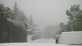 L'abbondante nevicata primaverile del 25 maggio 2013 all'Abetone