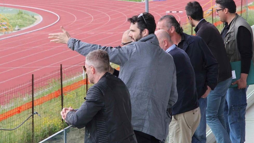 Pista d’atletica in dirittura d’arrivo