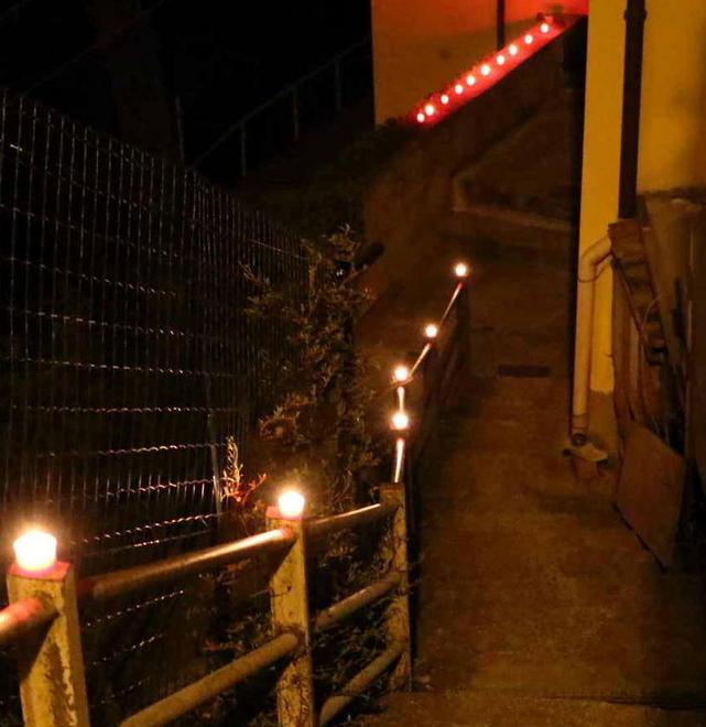 Casette s’illumina per i morti alle cave 
