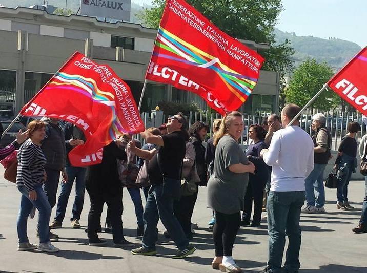 «AlfaLux, in sciopero l’80% dei lavoratori» 