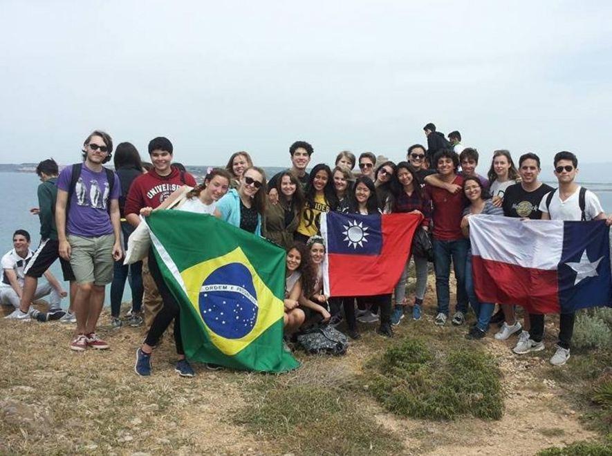 I ragazzi ospiti del Rotary dai Giganti 