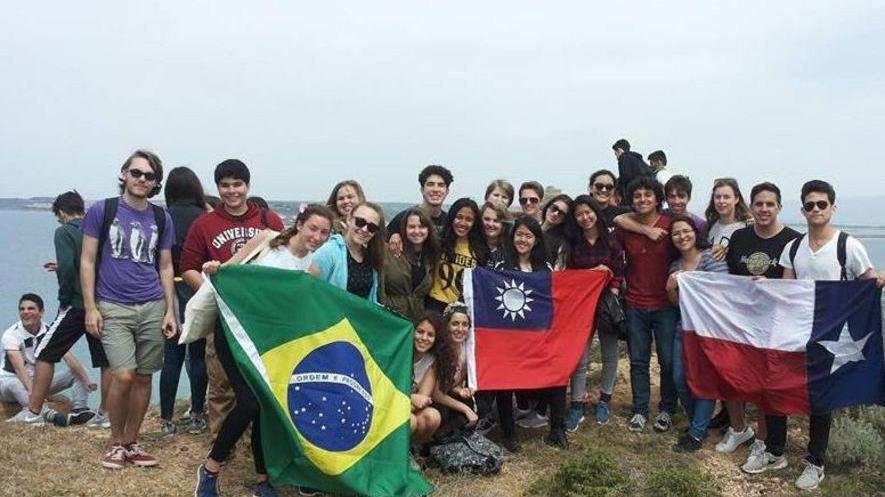 I ragazzi ospiti del Rotary dai Giganti