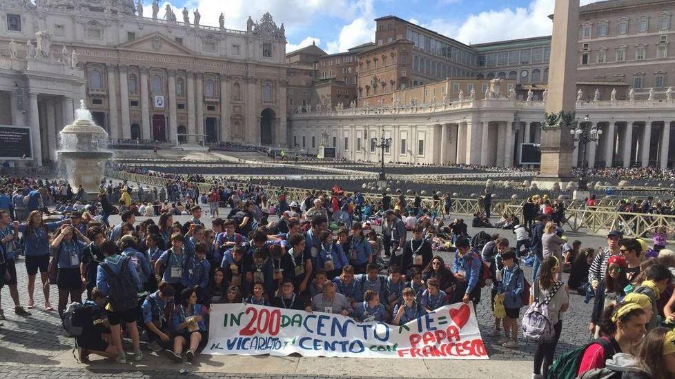 Anche Cento è in piazza San Pietro