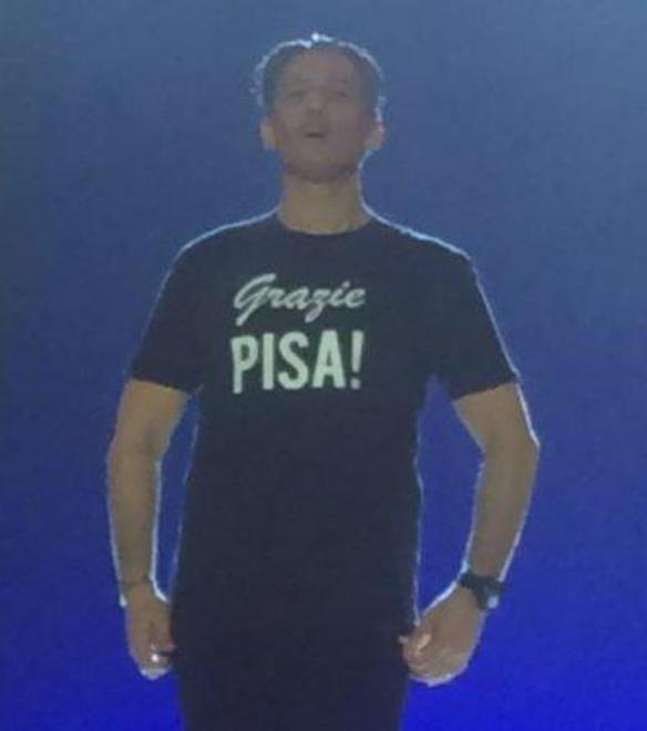 Fiorello in versione pisana strappa valanghe di applausi 