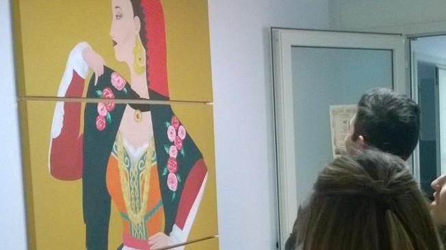 Il reparto come una galleria d’arte grazie al Liceo Ciusa