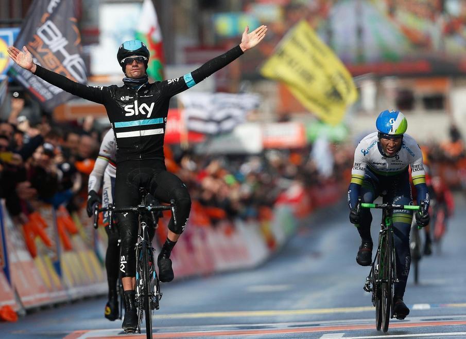 Poels, un fulmine allo sprint Trionfo in una gelida “Liegi”