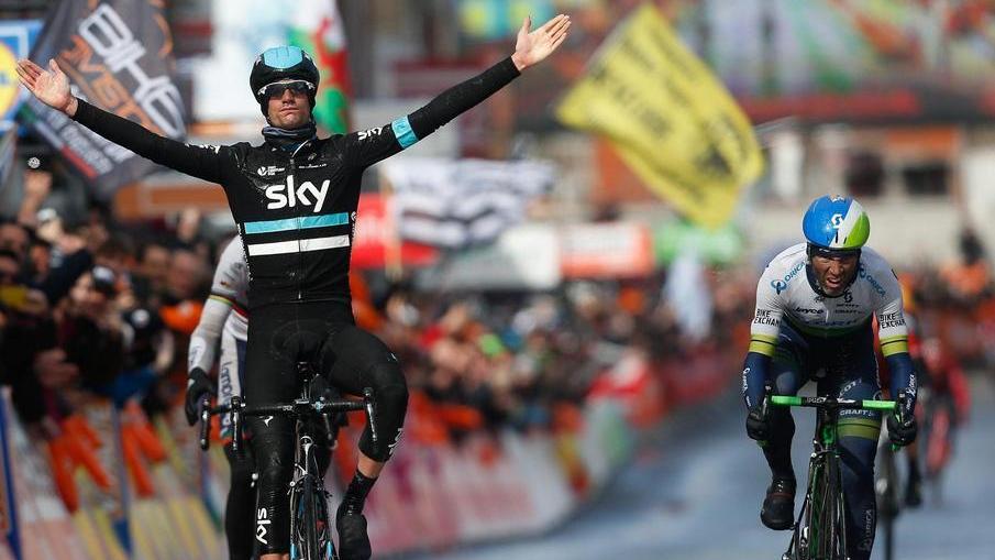 Poels, un fulmine allo sprint Trionfo in una gelida “Liegi”