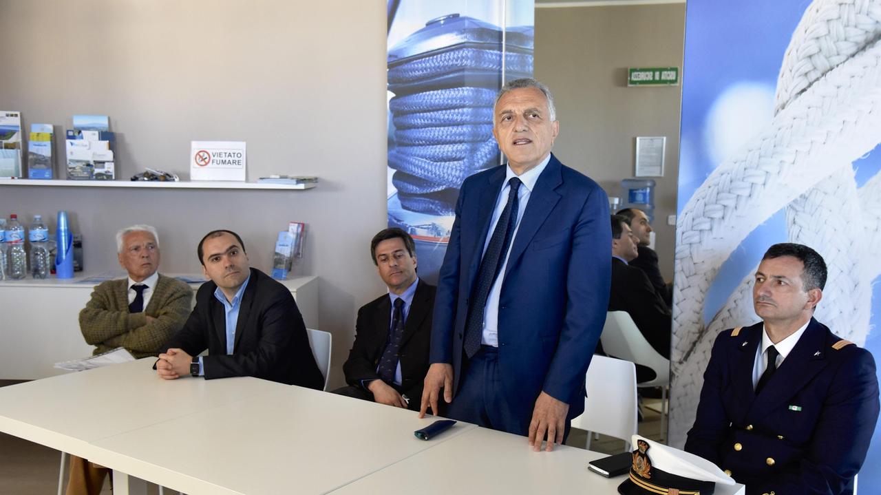 Da sinistra: Felice Serra, Luca Ceccarelli, Emilio Bonifazi, Luciano Serra e Andrea Porzio (foto Agenzia Bf)