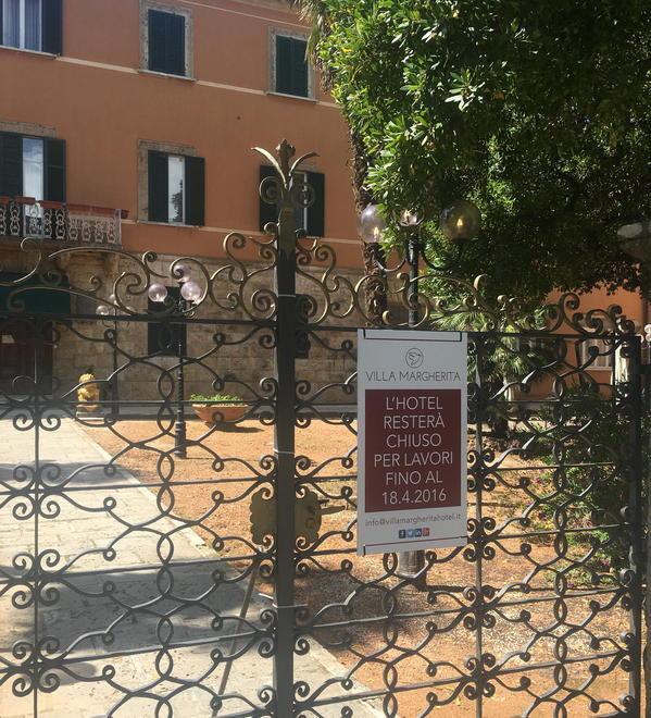 Villa Margherita è ancora chiusa
