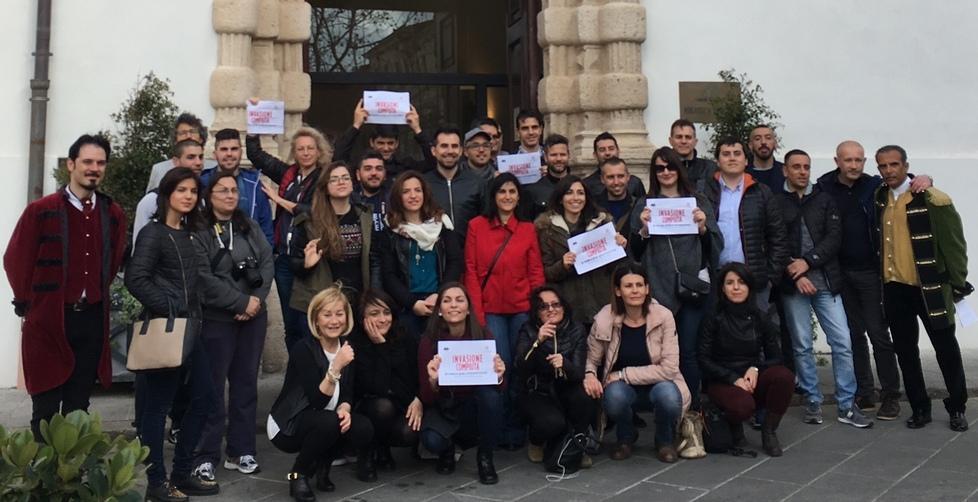 Invasori digitali a Palazzo d’Usini 