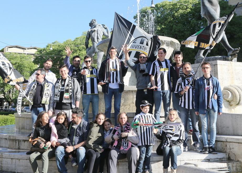 Festa scudetto dei tifosi juventini