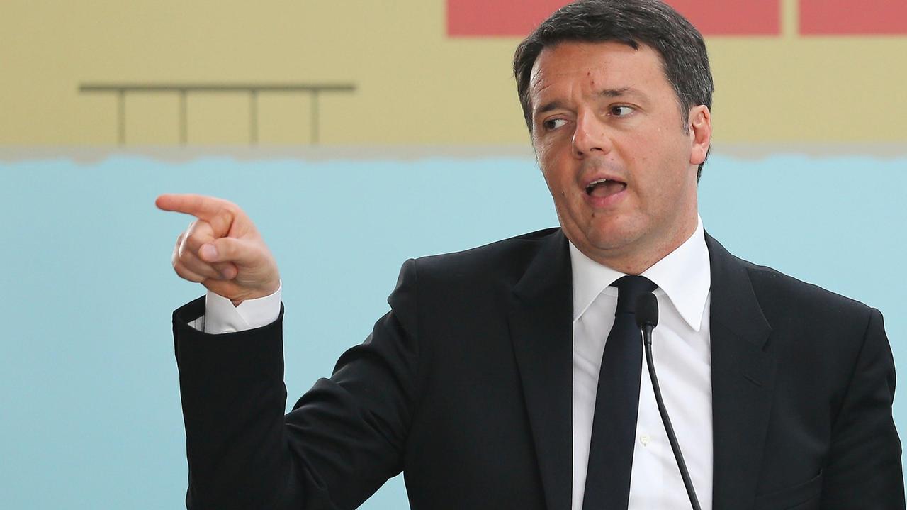 Il presidente del Consiglio Matteo Renzi