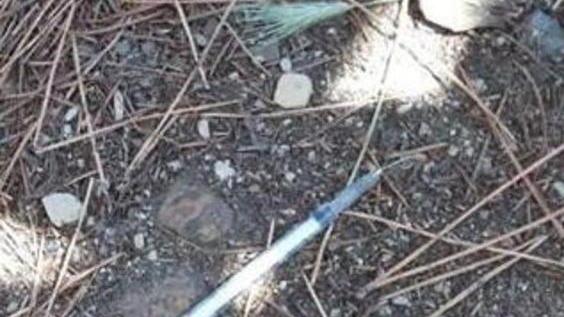 Altre siringhe nel parco dove giocano i bambini