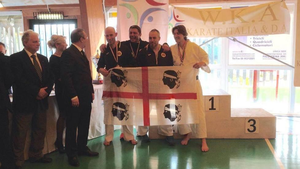 Budokan Cabras sugli scudi ai campionati di karate Wka