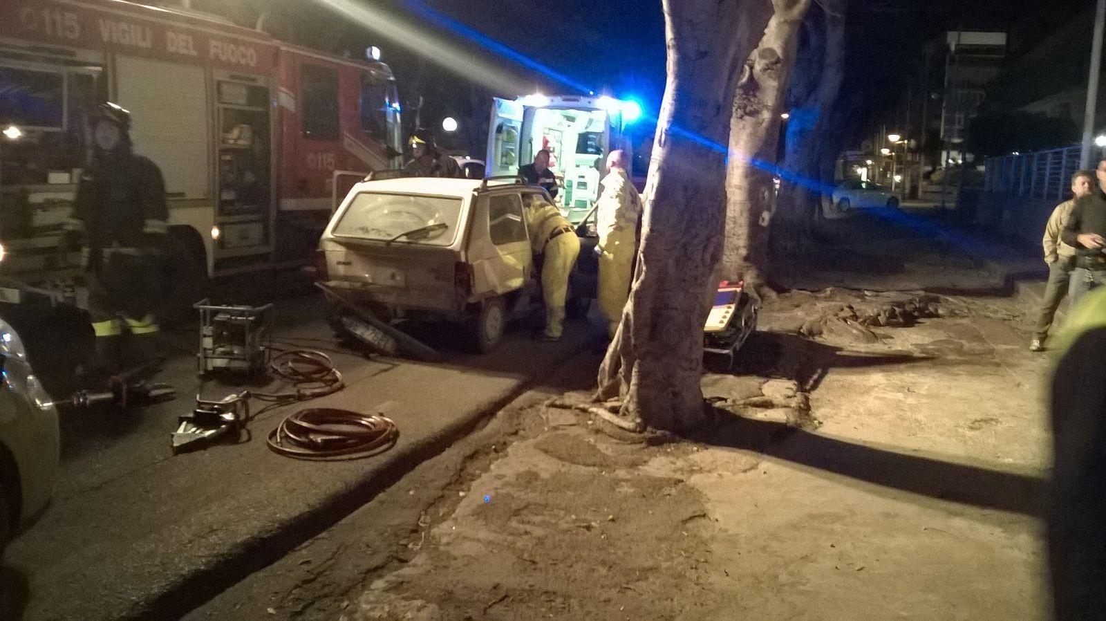 Un'immagine dell'incidente