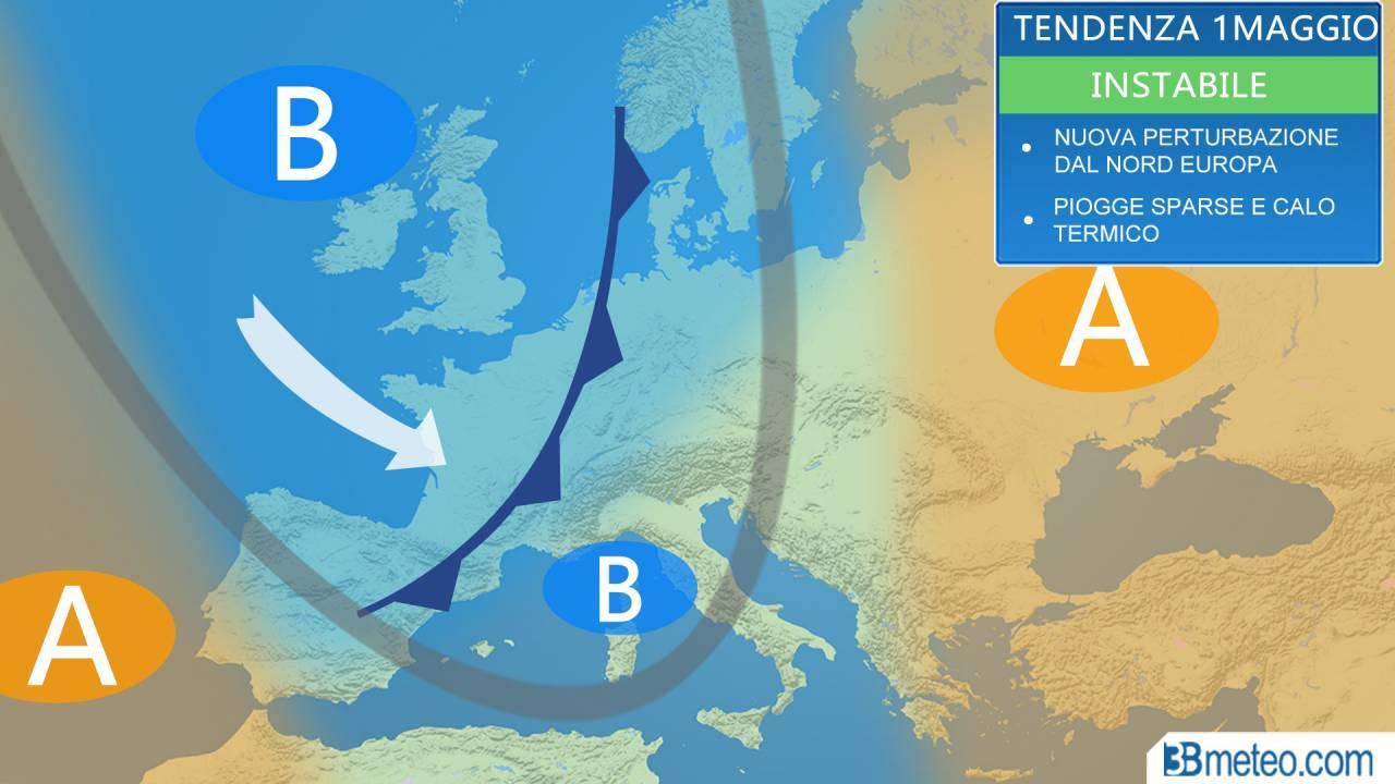 Le previsioni per il 1 maggio