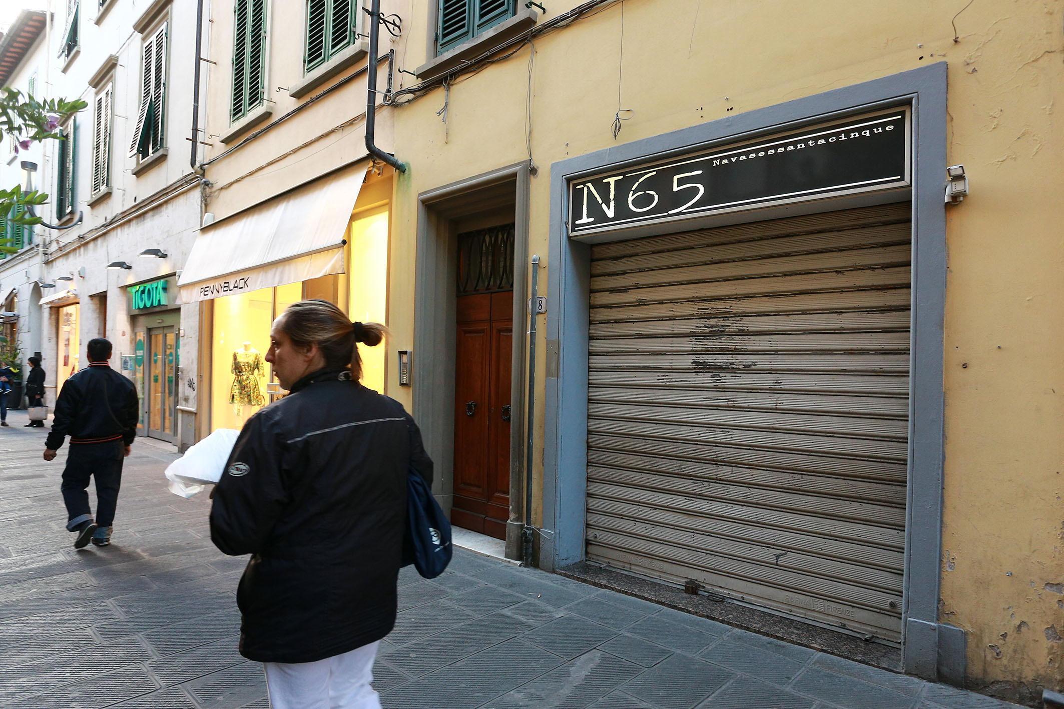 Il negozio N65 in via Del Giglio (Foto Agenzia Carlo Sestini)