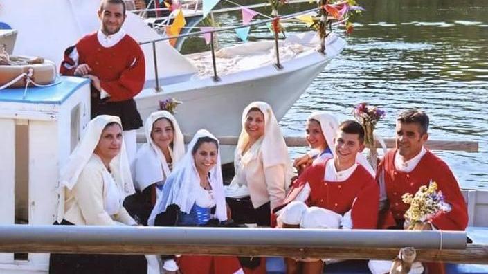 Il gruppo folk a Sant’Efisio