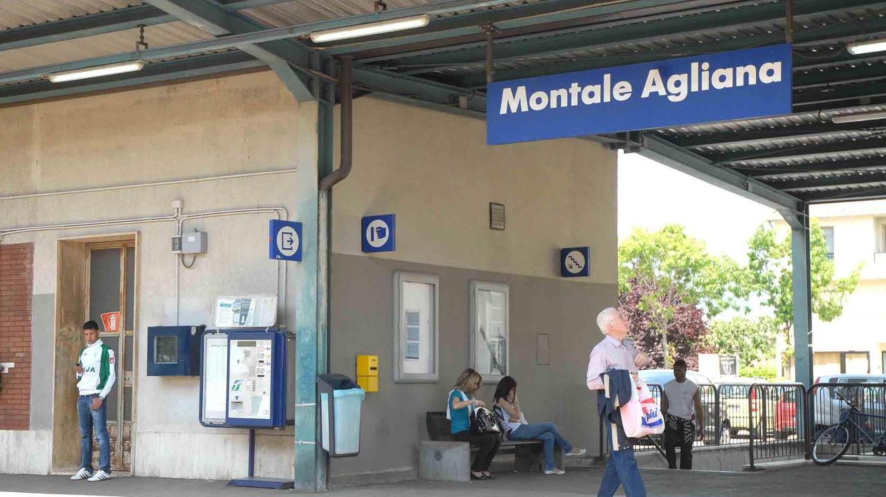 La stazione di Montale-Agliana (foto Gori)