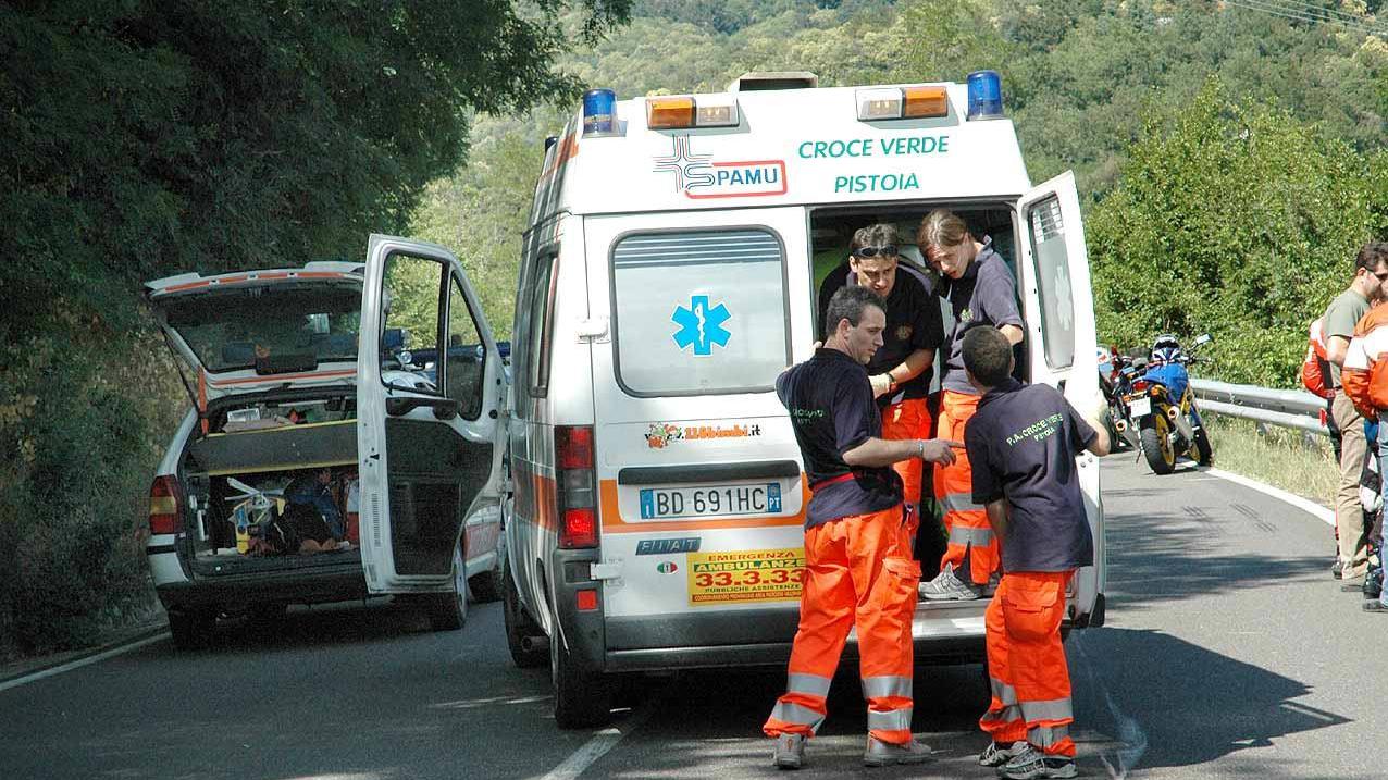 Un intervento della Croce Verde (foto d'archivio)