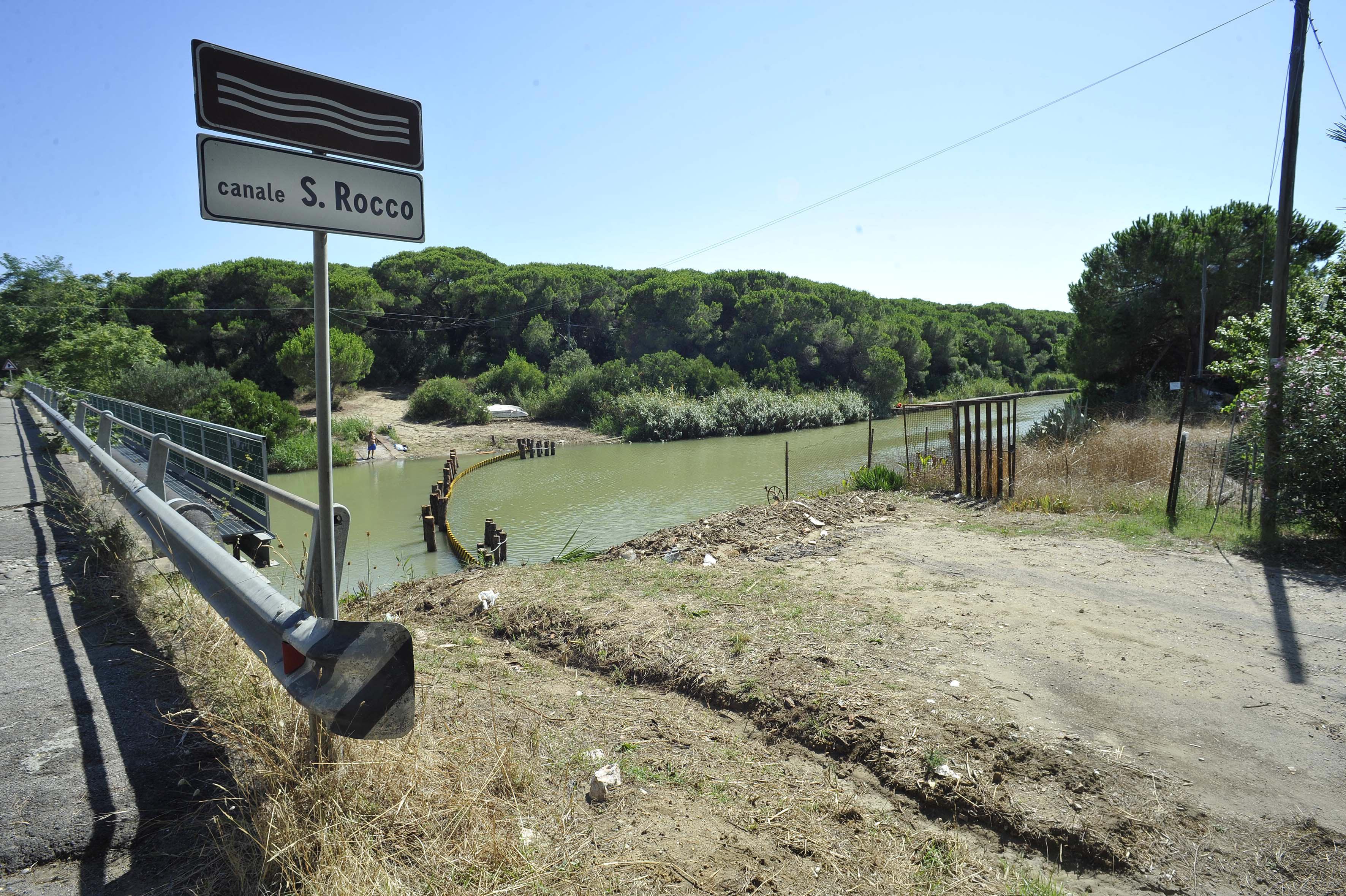 Il canale San Rocco (foto Bf)