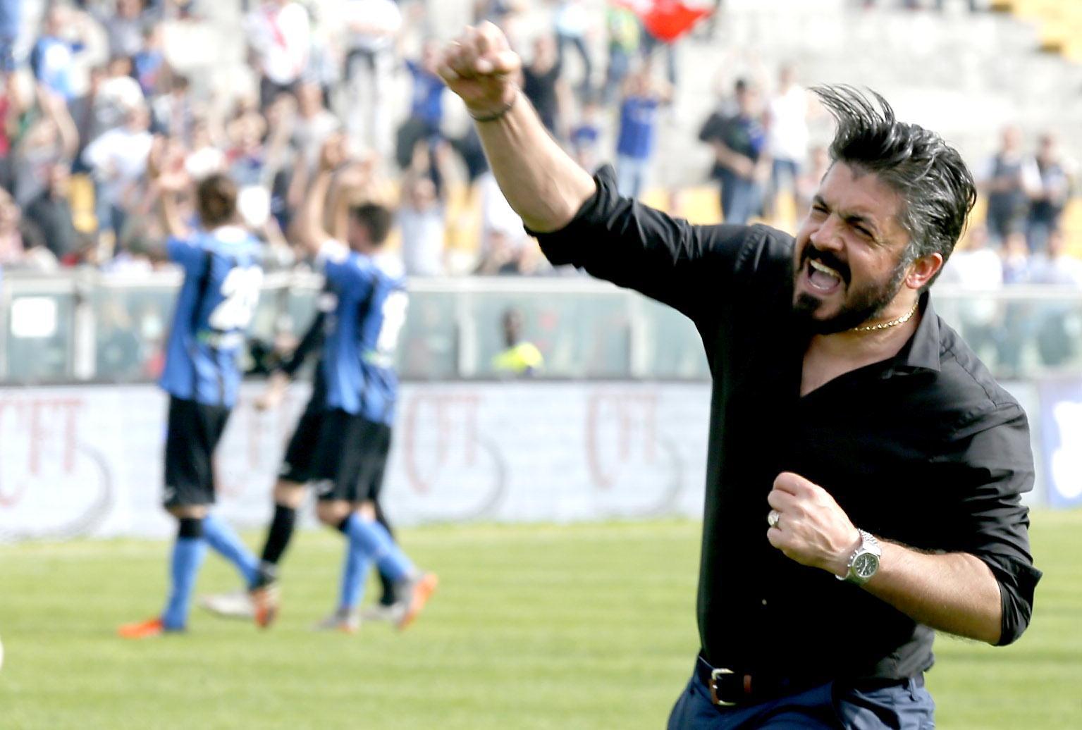Il tecnico Rino Gattuso