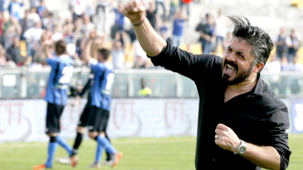 Il tecnico Rino Gattuso
