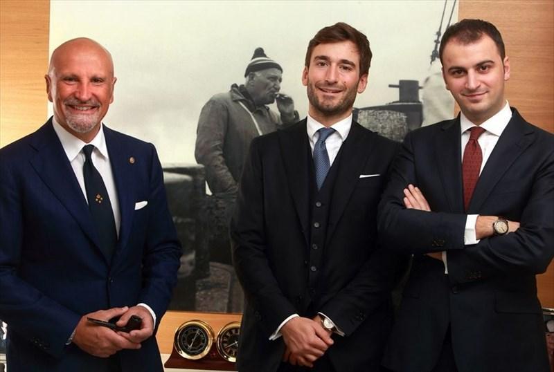 Da sinistra Vincenzo, Achille e Alessandro Onorato 