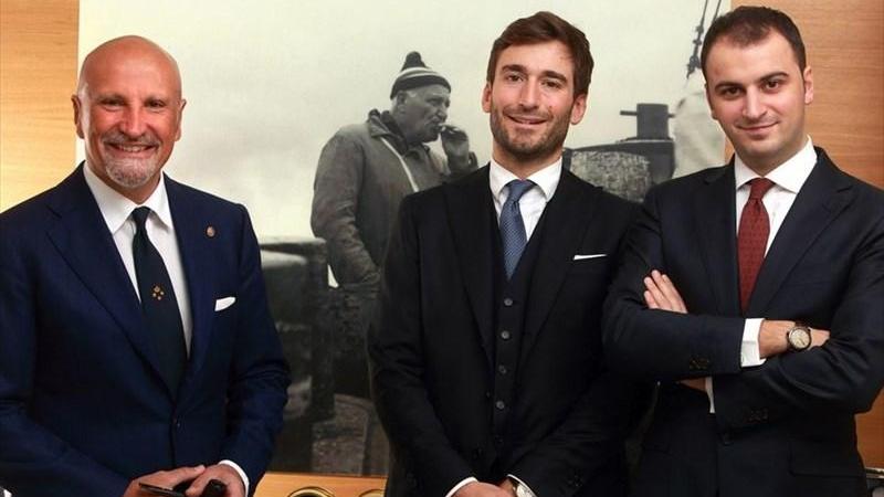 Da sinistra Vincenzo, Achille e Alessandro Onorato