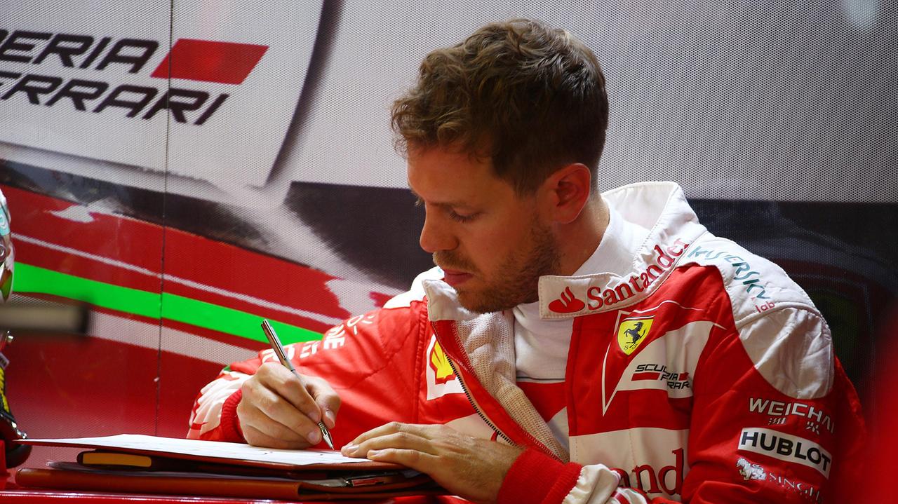 Sebastian Vettel, pilota della Ferrari
