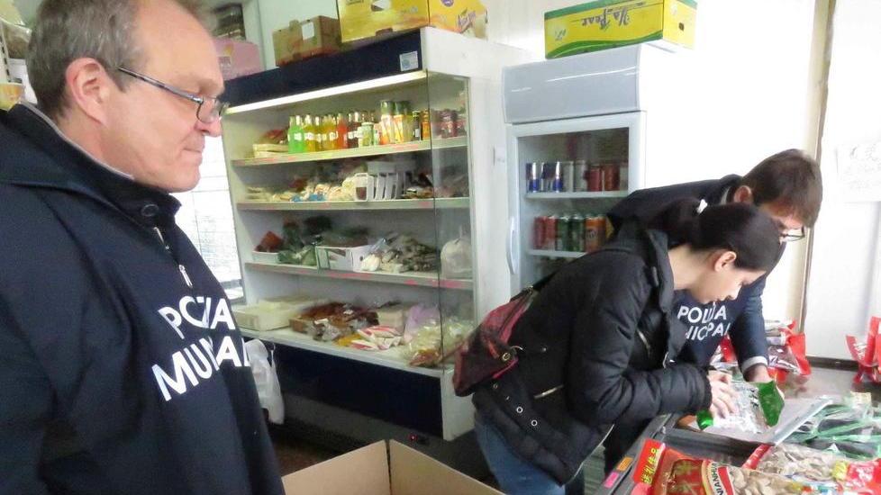 Sequestrato supermercato cinese