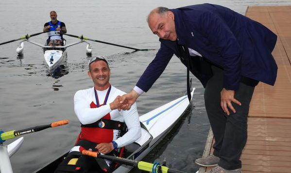 Marco Del Bene è di bronzo nel para-rowing