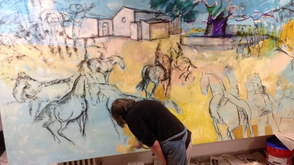 Oliena, la pittrice Liliana Cano regala un quadro al Comune 