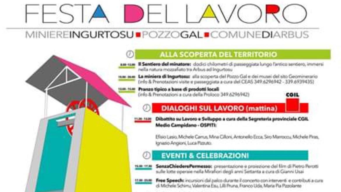 Primo maggio, Ingurtosu villaggio fantasma rivive per un giorno