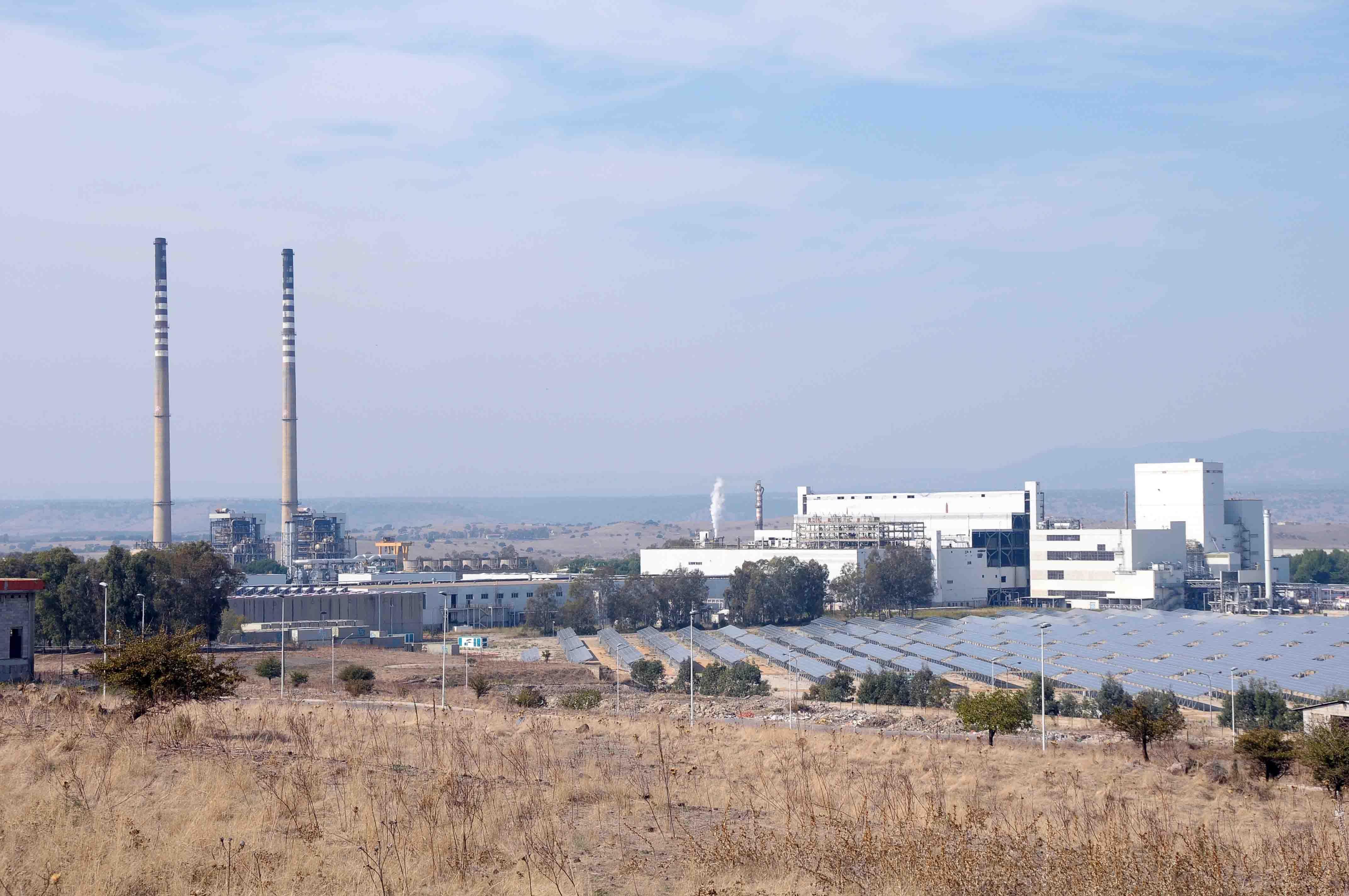 La zona industriale di Ottana