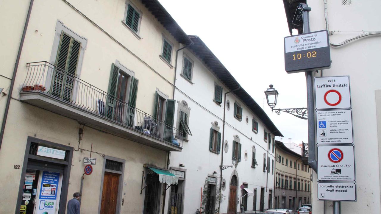 Il varco elettronico di via Tintori