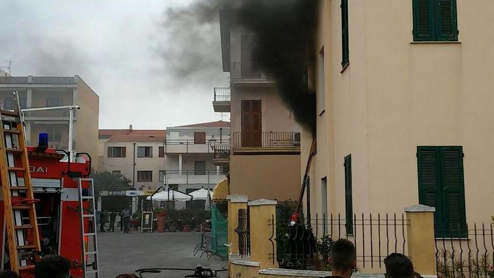Incendio in largo San Francesco
