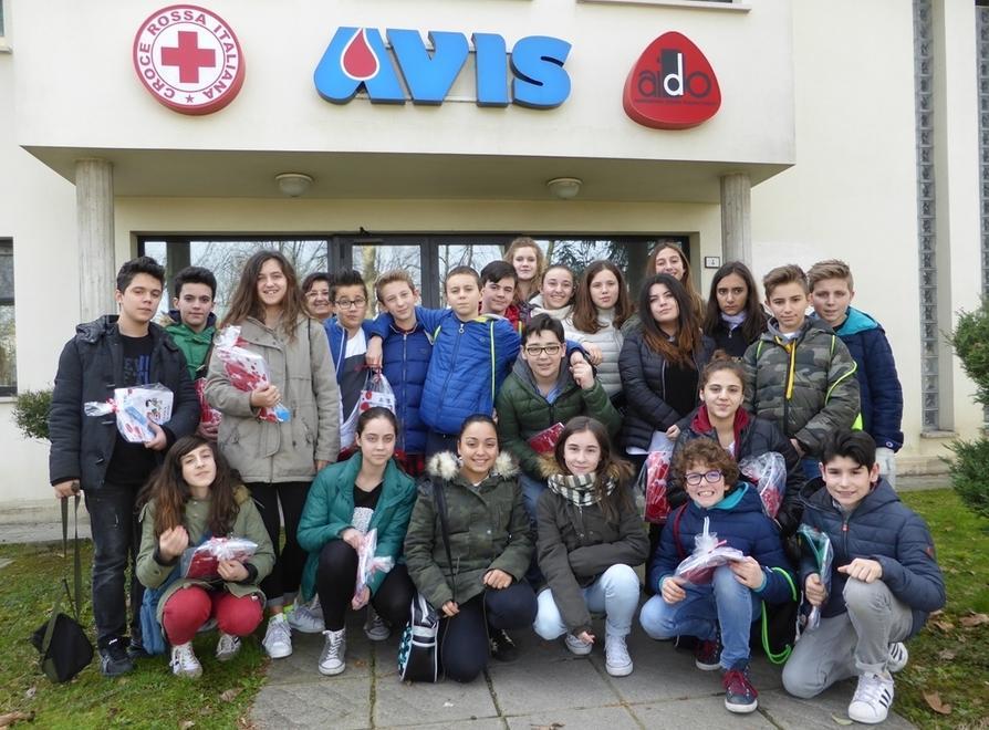 Lezioni di Avis, Aido e Cri per studenti di seconda media