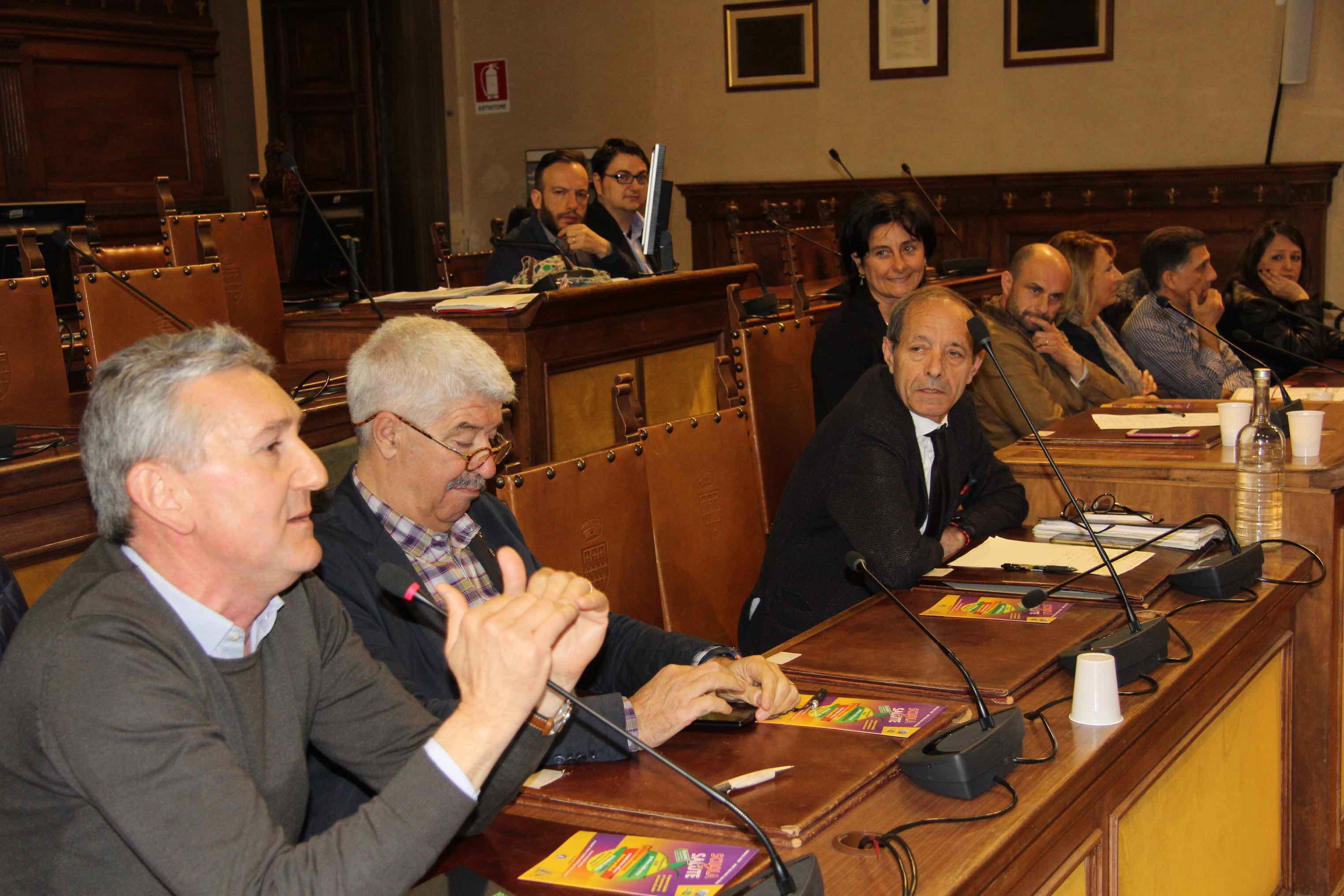 Il convegno sulla donazione del sangue nel palazzo comunale