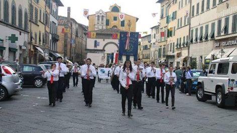 La banda Gialdini di Pescia (foto da Facebook)