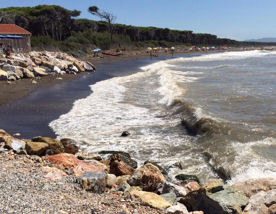 Uno scorcio della spiaggia in zona Andalù