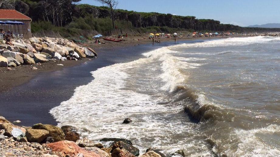 Uno scorcio della spiaggia in zona Andalù