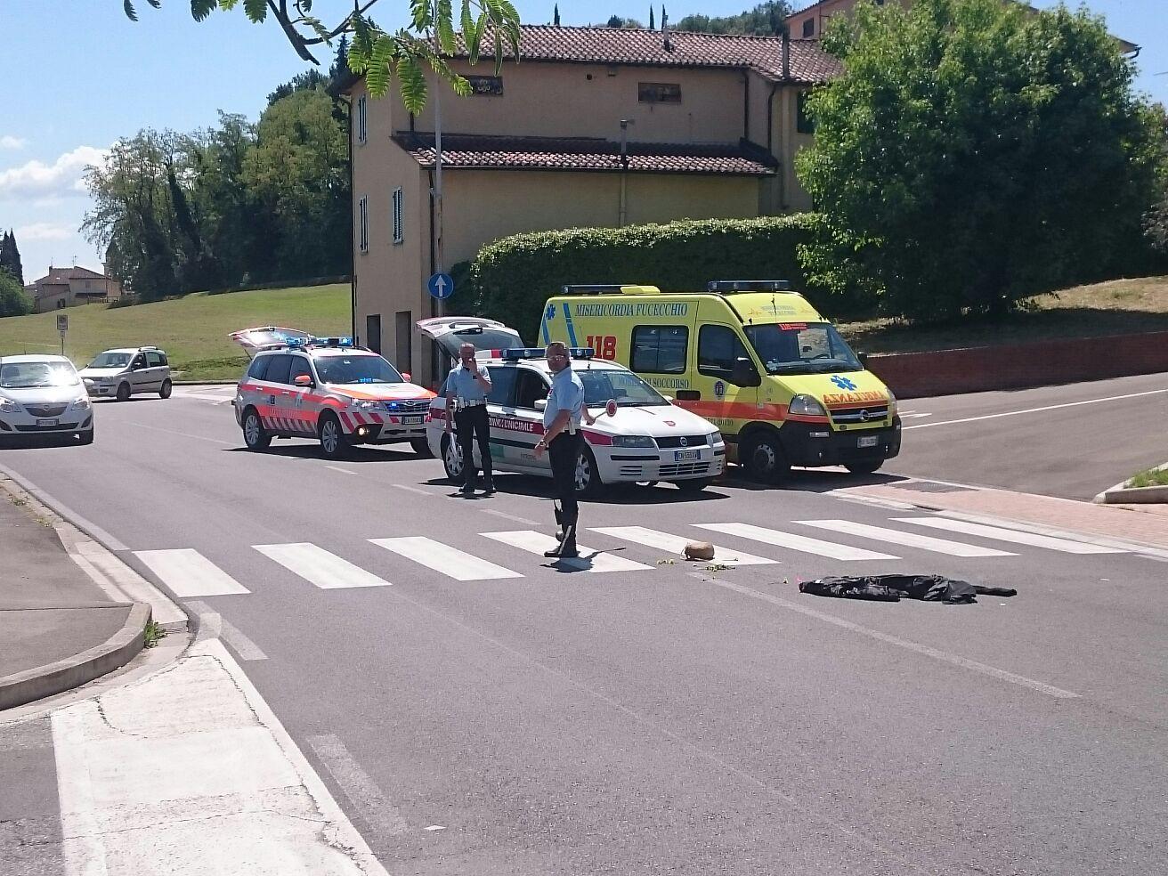 L'incidente in via Sottovalle