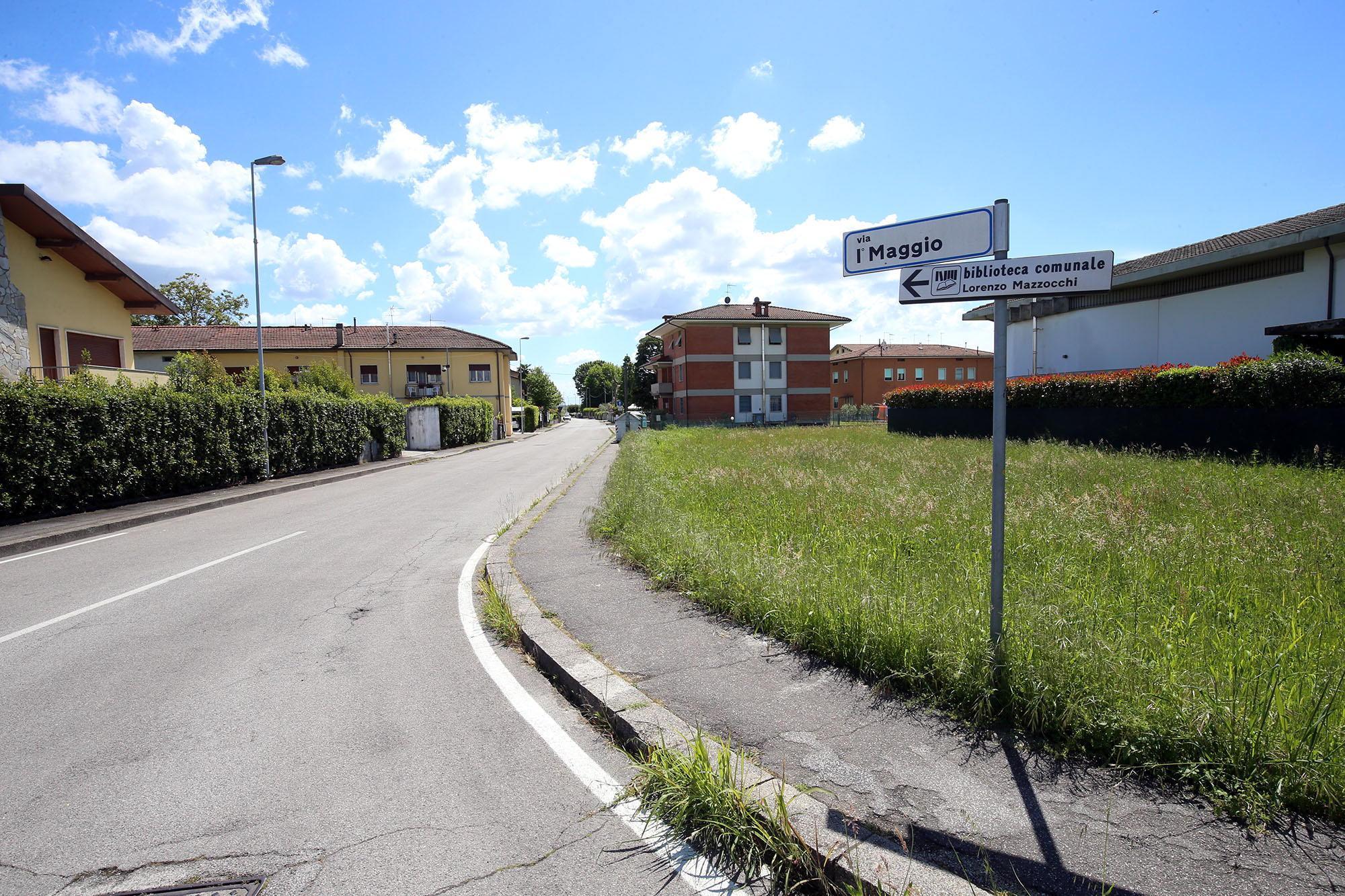 La strada in cui è avvenuto l'incidente (foto Nucci)