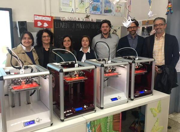 Alle elementari arrivano le stampanti 3D 