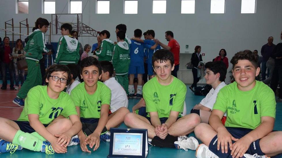 I ragazzi della Quadrifoglio alle finali nazionali di volley