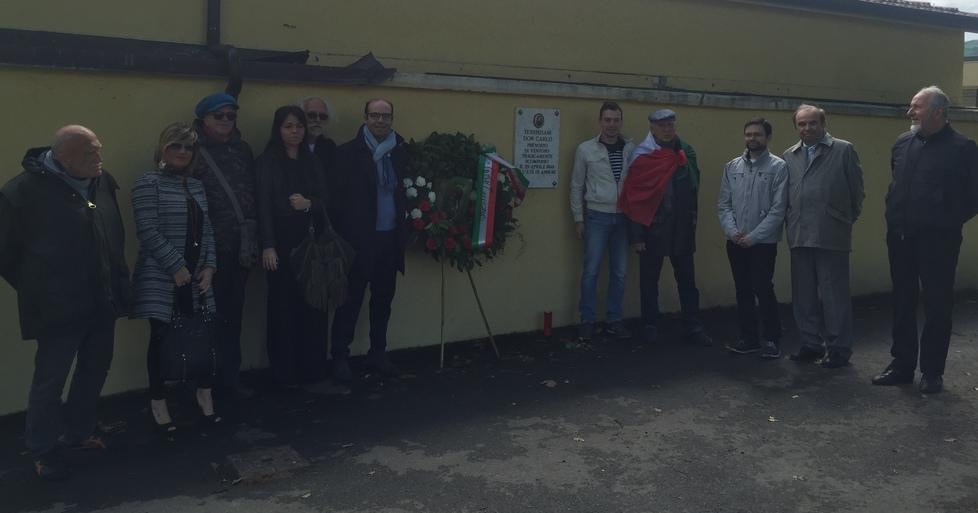 La cerimonia per don Terenziani