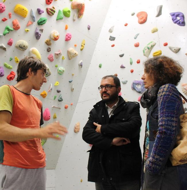La palestra di arrampicata ora è più grande e “ostica”