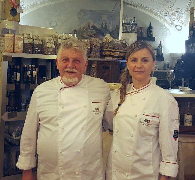 Renzo Galeazzo e Tiziana Tacchi, dell'Alleanza Slow Food dei cuochi 